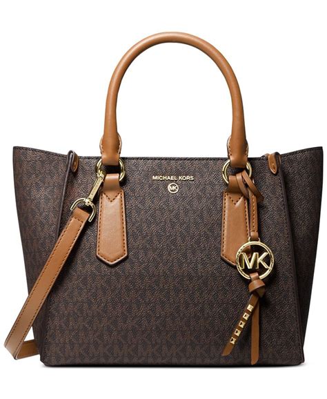 kris satchel michael kors|michael kors manhattan leather satchel.